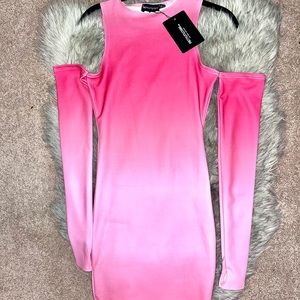 Prettylittle thing pink dress